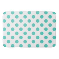 Turquoise polka dots