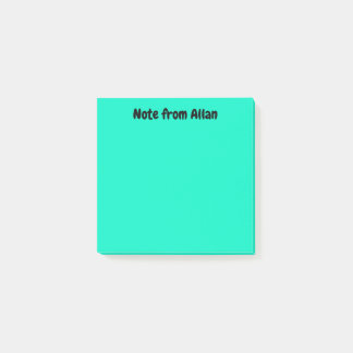 Turquoise Post-it Notes