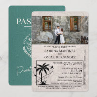 Turquoise Puerta Vallarta Passport Wedding