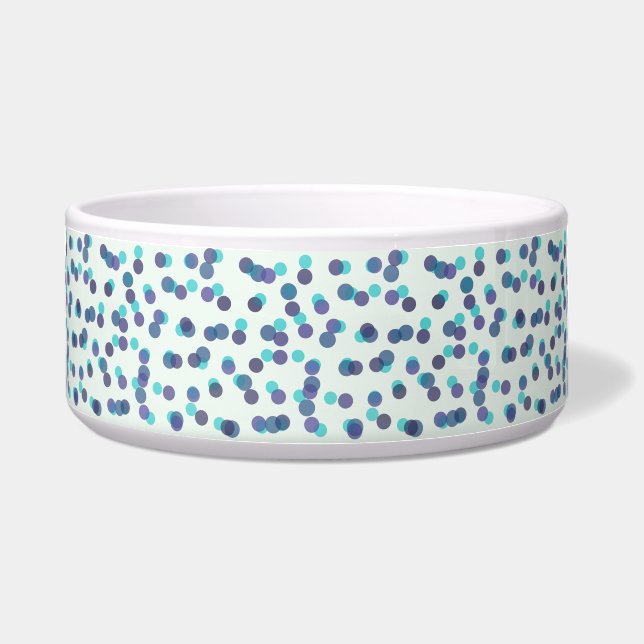 turquoise purple and blue polka dots (Front)