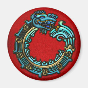 Turquoise Quetzalcoatl Magnet
