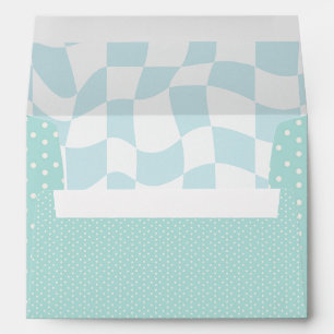 Turquoise retro Envelope