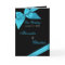 Turquoise Ribbon Wedding Invitation Announcement