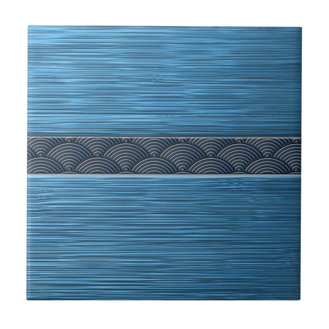 turquoise seigai tile (Front)