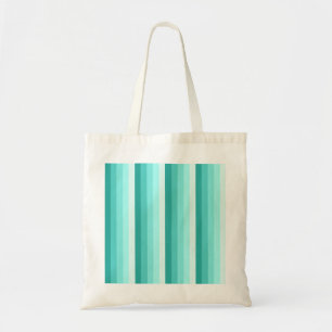 Turquoise shadow stripes tote bag