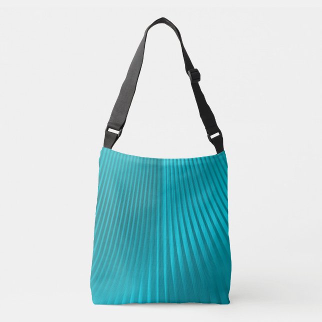 turquoise "silk" - crossbody bag (Front)