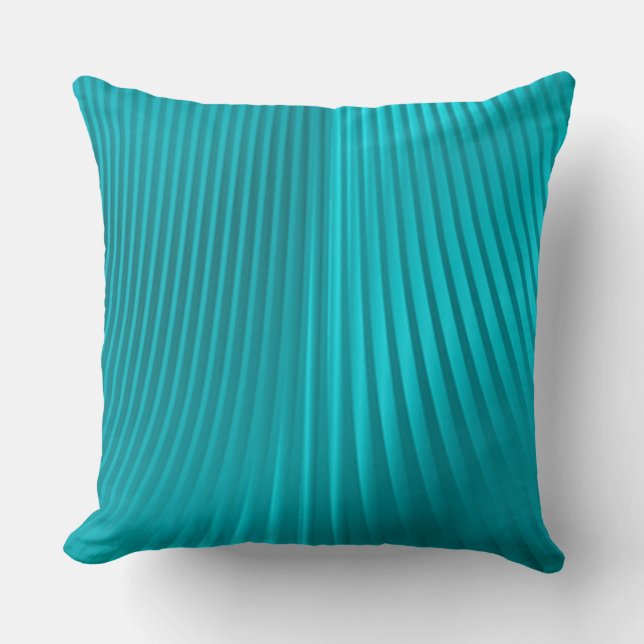turquoise silk cushion (Front)