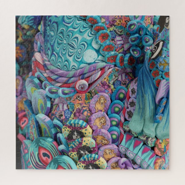 Turquoise Silly Milly Dream Puzzle (Vertical)