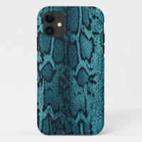 Turquoise snake skin