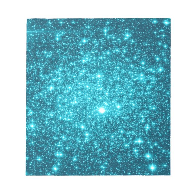 Turquoise Sparkle Notepad (Front)