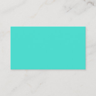 Turquoise Standard Business Card