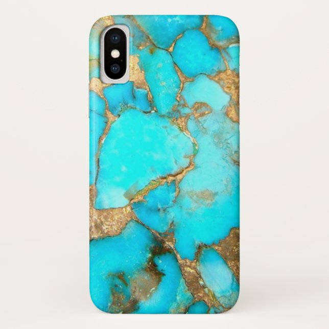 turquoise stone Case-Mate iPhone case (Back)