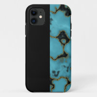 Turquoise Stone Gold and Black