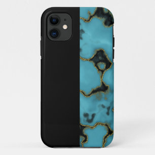 Turquoise Stone Gold and Black Case-Mate iPhone Case