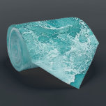 Turquoise Swirl Mens Neck Tie<br><div class="desc">Brighten any look with our Turquoise Swirl Men's Neck Tie. This vibrant aqua and white patterned necktie offers a fresh take on classic elegance. Perfect for summer weddings, garden parties, or adding a pop of colour to your daily business attire. Make a memorable impression with this unique and stylish blue-green...</div>