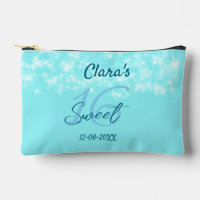 Turquoise teal agate sweet 16 birthday add name da