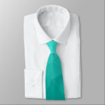 Turquoise teal Gradient Geometric Mesh Pattern Tie<br><div class="desc">Suit Accessories men's neck ties with modern geometrical design. 
Elegant and cool Triangle geometric mesh with turquoise teal greenish blueish gradient for him.</div>