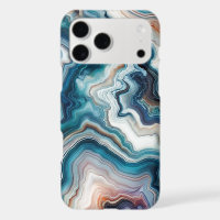 Turquoise Teal Light Blue Purple Quartz Pattern