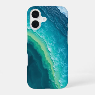 Turquoise Tides: A Tropical Escape iPhone 16 Case