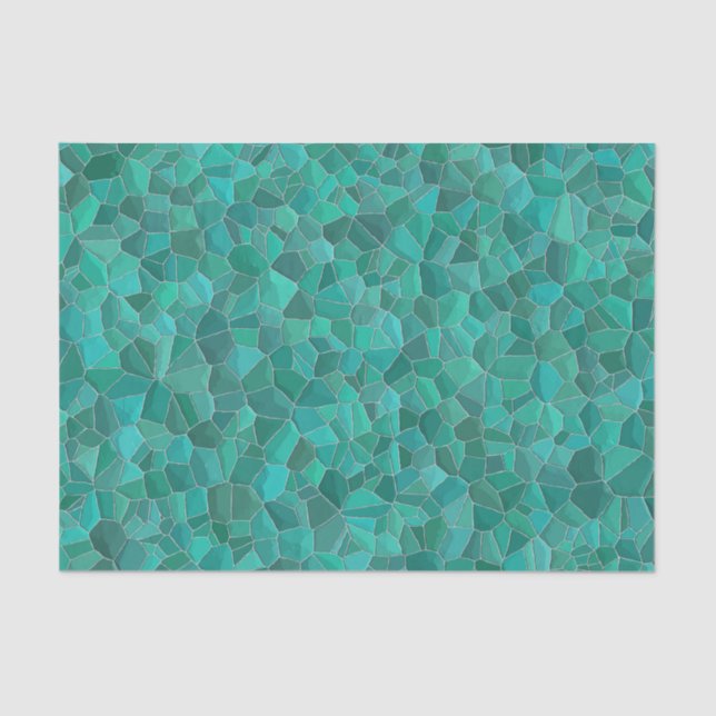 Turquoise Tissue Paper (Front)
