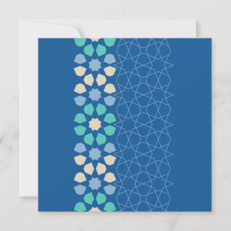 Turquoise Tranquillity Rhythm (customisable) Card
