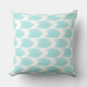 Turquoise Tribal Arrow Pattern Cushion