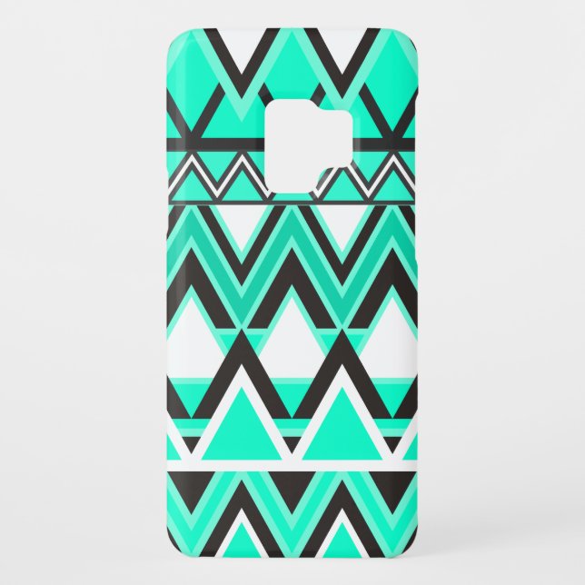 Turquoise Tribal Pattern Case-Mate Samsung Galaxy Case (Back)