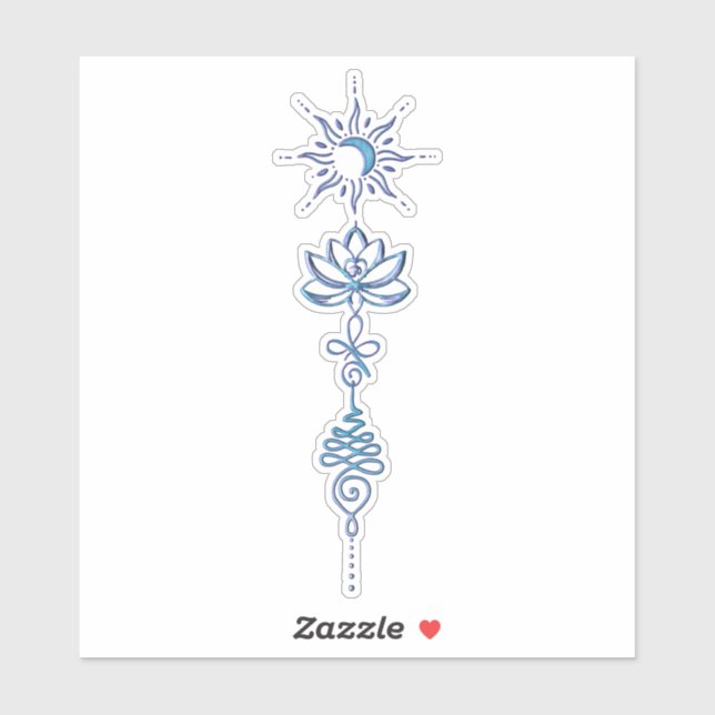 Turquoise Unalome Group (Sheet)