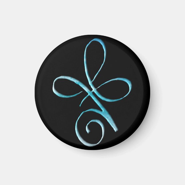 Turquoise Unconditional Love Magnet (Front)