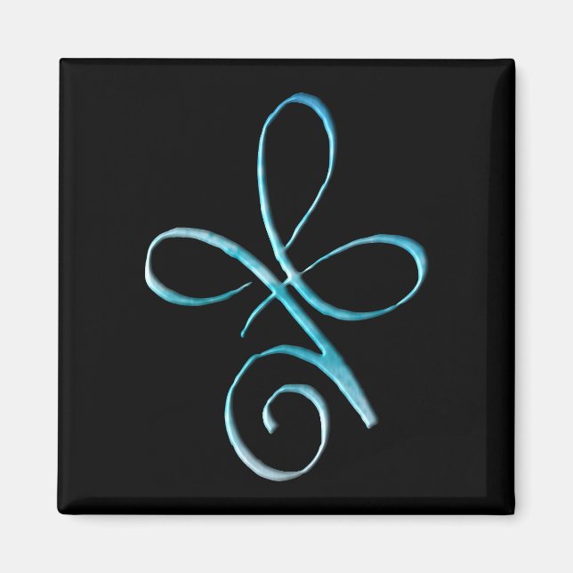 Turquoise Unconditional Love Magnet (Front)