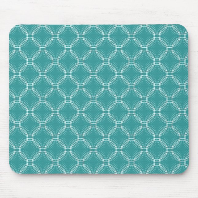 Turquoise Uptown Elegance Mousepad (Front)
