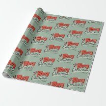 Turquoise vintage Christmas design
