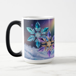 Turquoise Violet Crystals Morphing Mug