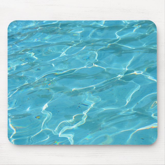 Turquoise Water Mouse Pad (Front)