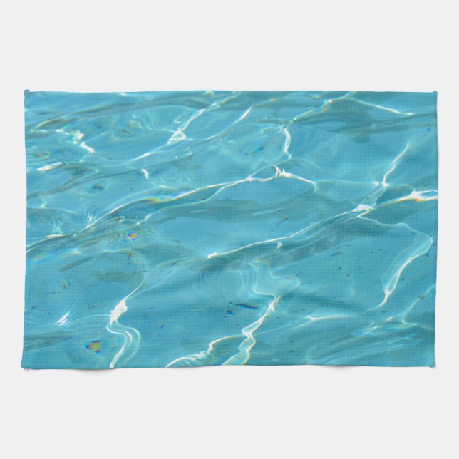 Turquoise Water Tea Towel (Horizontal)