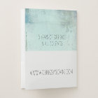 Turquoise Watercolor Wash Business Card