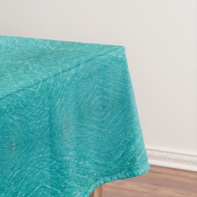 Turquoise waters pattern tablecloth (In Situ)