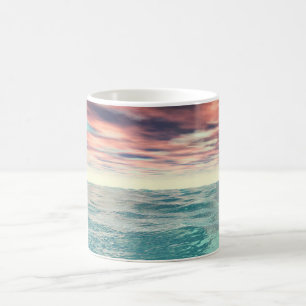 Turquoise Waves Coffee Mug