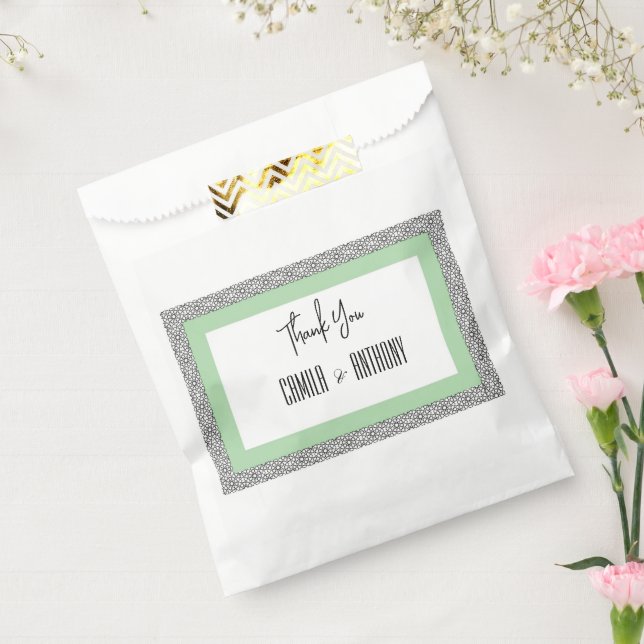 Turquoise Wedding Favour Bags (Sealed)