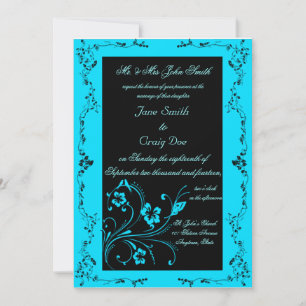 Turquoise  Wedding Invitations