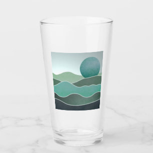Turquoise World Landscape Glass