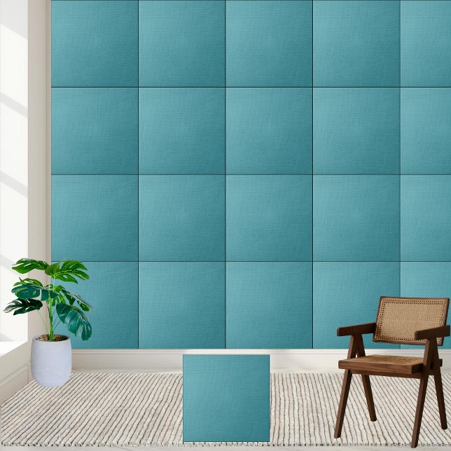Turquoise Woven Texture -  Modern & Stylish Tile (Turquoise Woven Texture - Modern & Stylish Ceramic Tile)