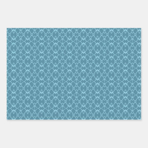 Turquoise wrapping paper sheet
