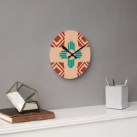 Turquoise Zia Tribal Brown Tan