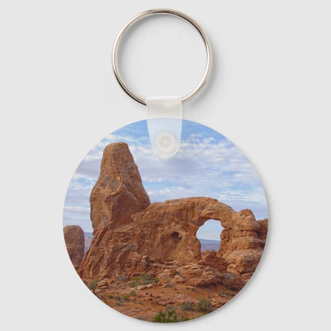 Turret Arch at Arches National Park, Utah Key Ring (Front)