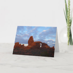 Turret Arch at Sunrise I Arches National Park Card