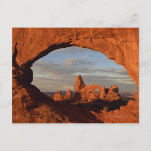 Turret Arch seen through North Window , Arches Postcard