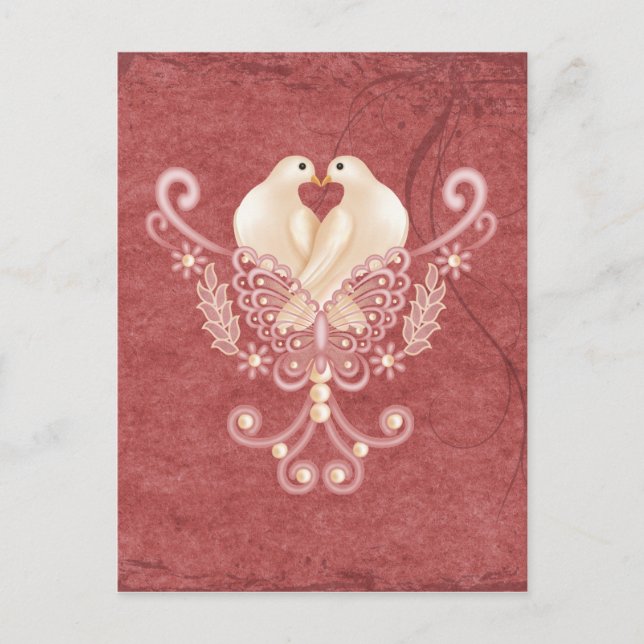 Turteltauben - Love Doves Postcard (Front)