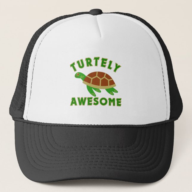 Turtely Awesome Trucker Hat (Front)