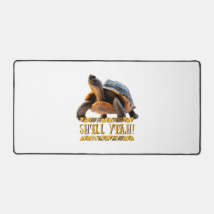 Turtle 001 Shell Yeah! Desk Mat